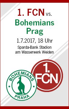 1 Fc Nurnberg Vs Bohemians Prag Nt Ticket